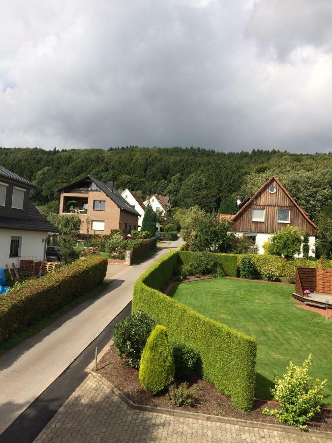 Ferienwohnung Am Wiehengebirge Hullhorst Exterior foto